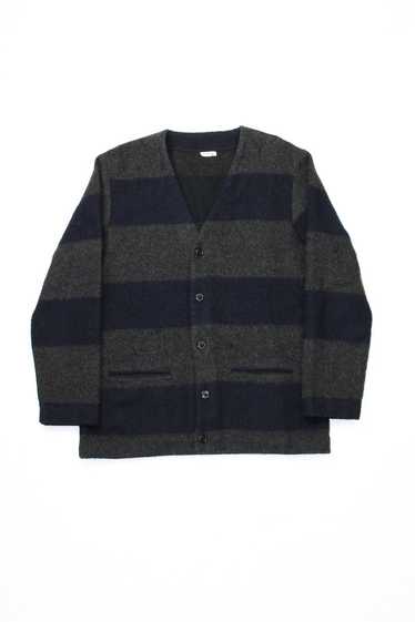 Orslow Striped Wool Cardigan
