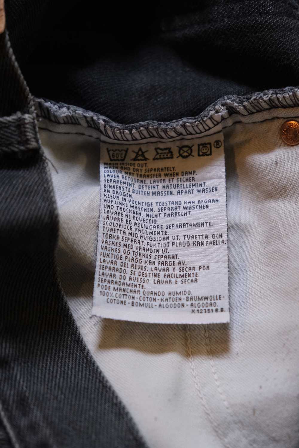 Vintage Levi's 615 orange tab grey jeans w33 - image 5