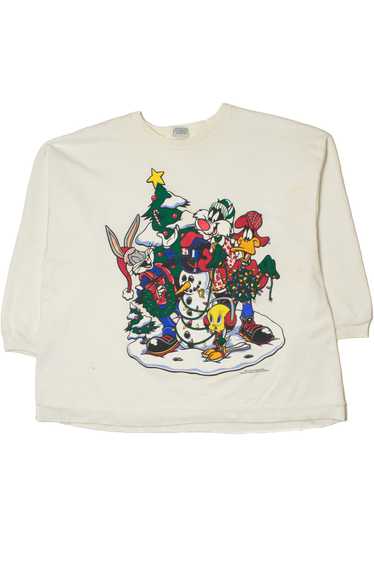 Vintage 1996 Looney Tunes Ugly Christmas Sweatshir