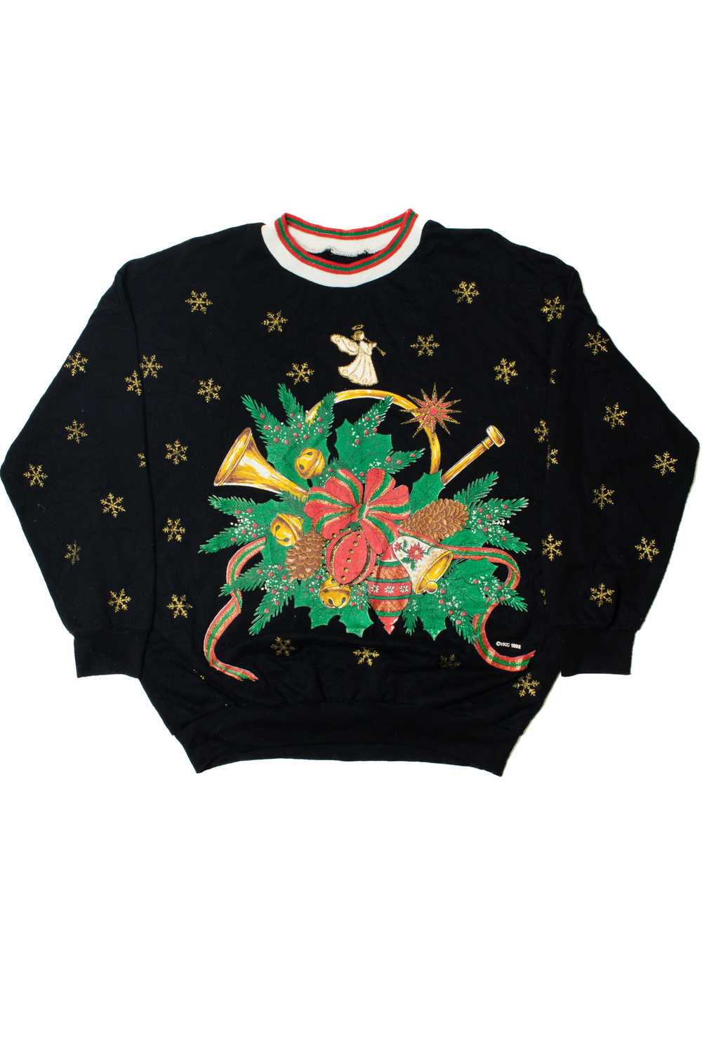 Festive Decor Ugly Christmas Sweatshirt 61614 - image 3