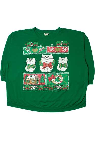 Christmas Cats Ugly Christmas Sweatshirt 62193