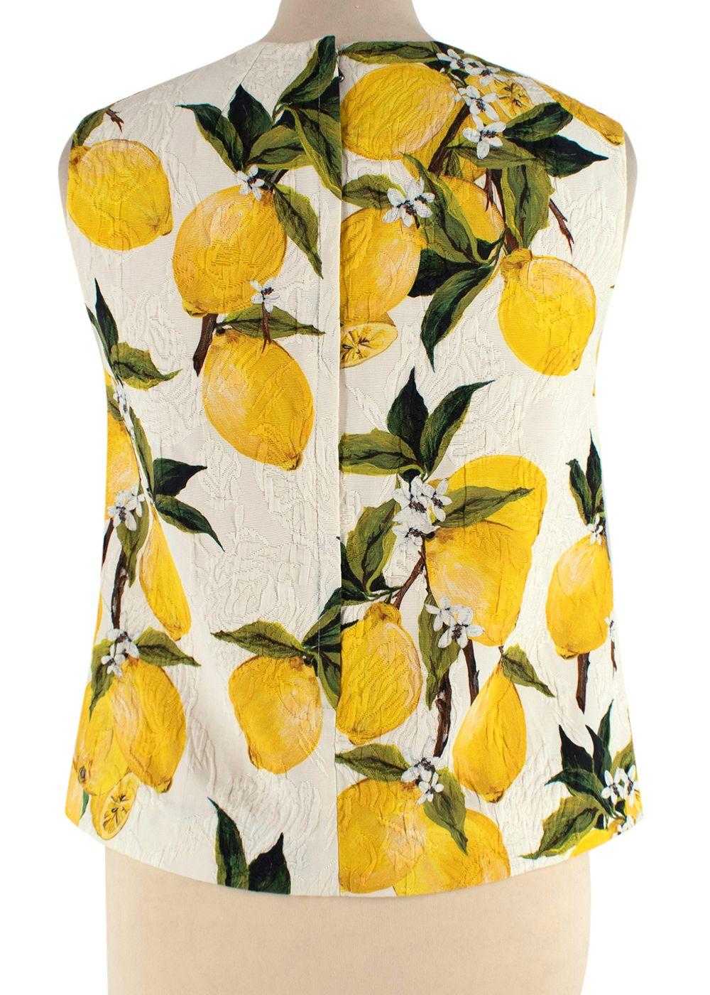 Managed by hewi Dolce & Gabbana Yellow Lemon Prin… - image 2