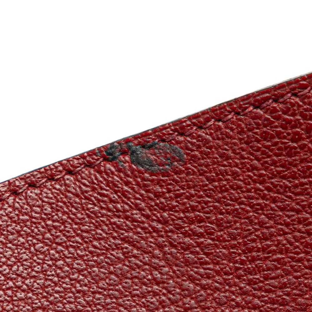 Product Details Hermes Red Toile Evelyn GM - image 9