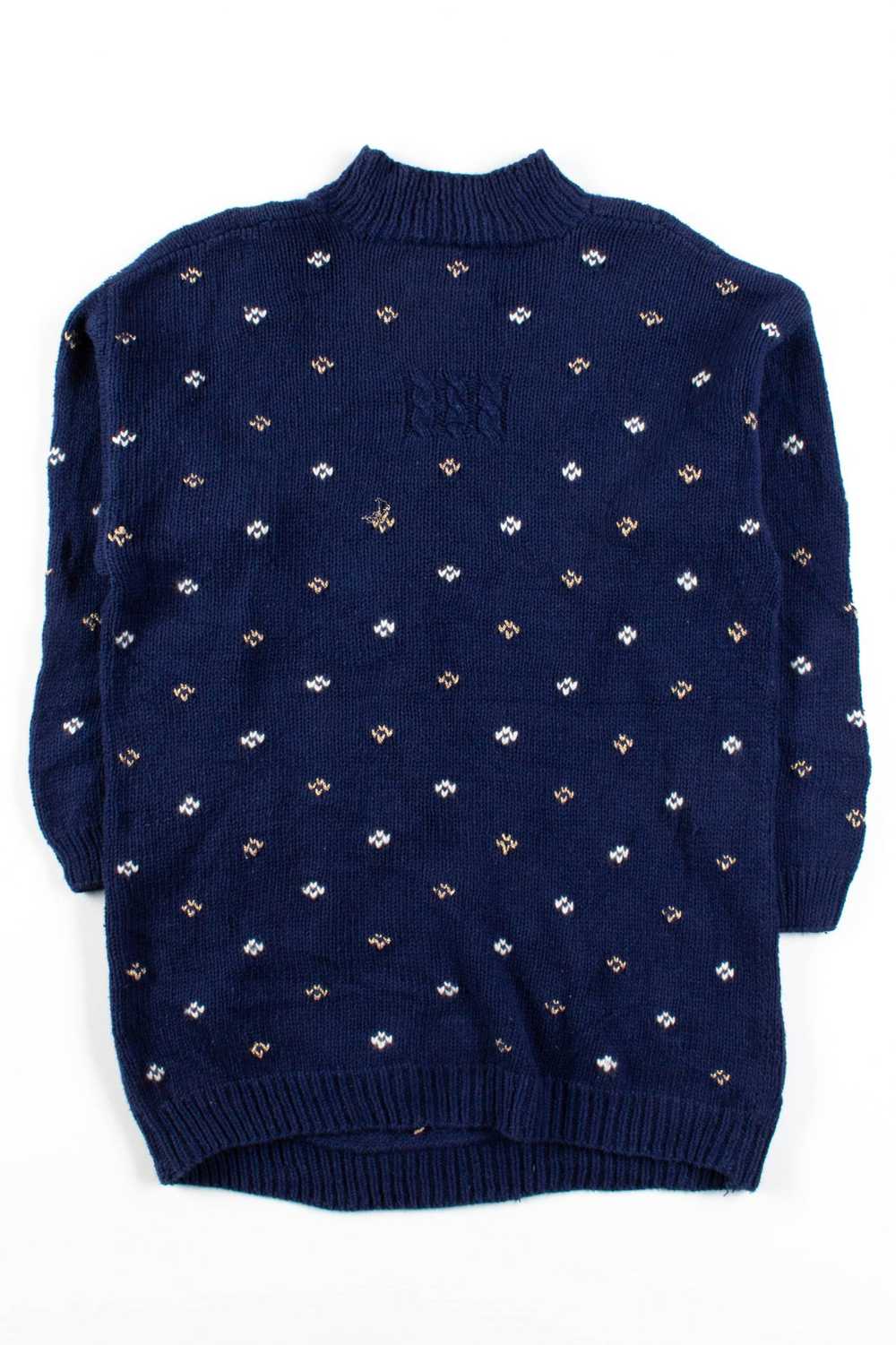 Blue Ugly Christmas Pullover 56443 - image 2