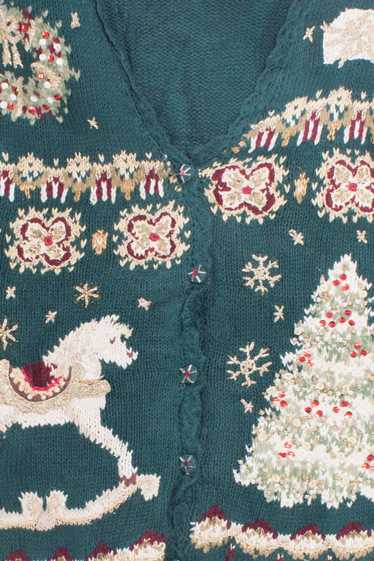 Green Ugly Christmas Cardigan 58352