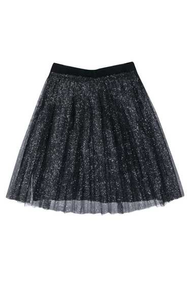 Emporio Armani - Black & Silver Sparkle Tulle Ski… - image 1