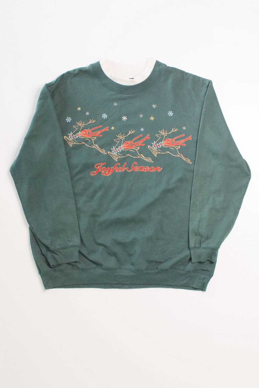 Reindeer Ugly Christmas Sweatshirt 55607 - image 2