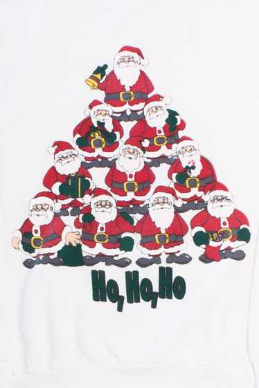 Santa Tree Ugly Christmas Sweatshirt 55542