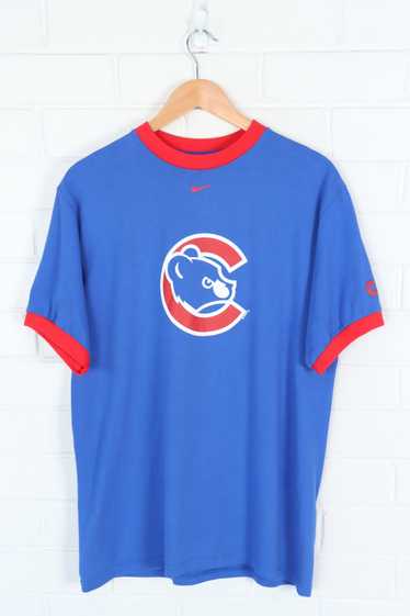 NIKE Centre Swoosh Royal Blue Chicago Cubs Baseba… - image 1