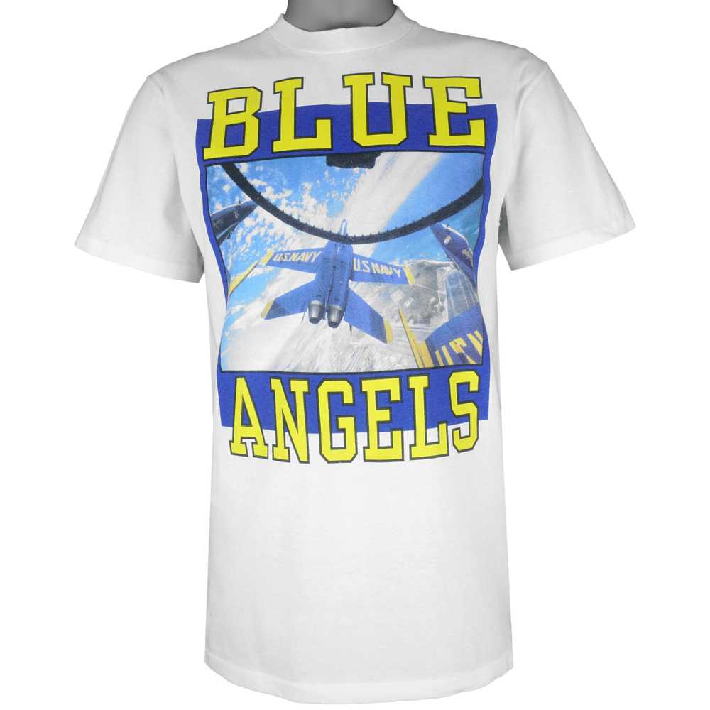 Vintage (Oneita) - Blue Angels US Navy T-Shirt 19… - image 1