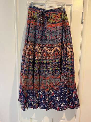 Vintage India Cotton Wrap Skirt (One Size) | Used,