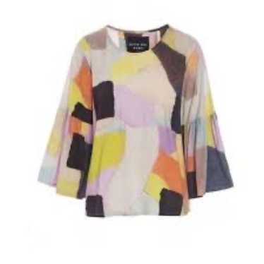 Bitte Kai Rand Sonia Blouse XS Colorful 3/4 Bell S