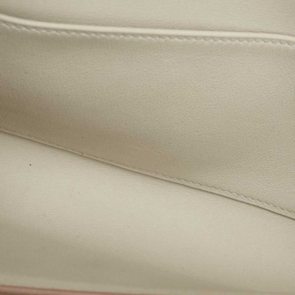 Hermes Hermes Gris Perle Swift Leather Medor Clut… - image 8