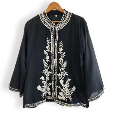 Vintage Asian Style Embroidered Top 12