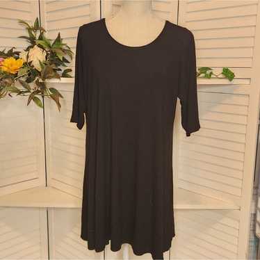 EILEEN FISHER BLACK TUNIC SIZE LARGE