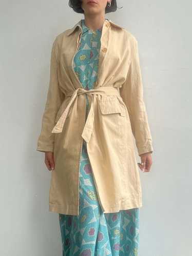 Vintage Linen Jacket - Ecru