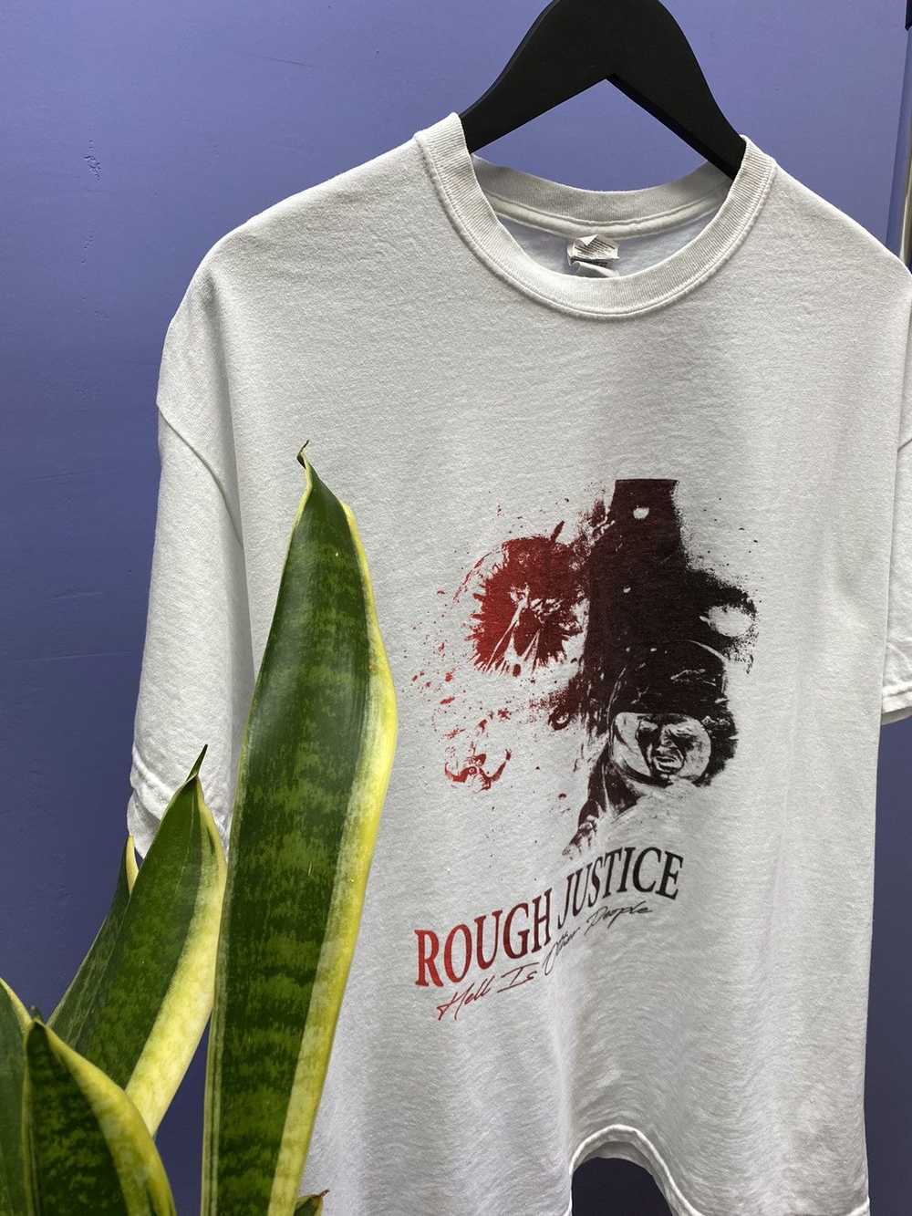 Band Tees × Rock Band × Streetwear Rough Justice … - image 7