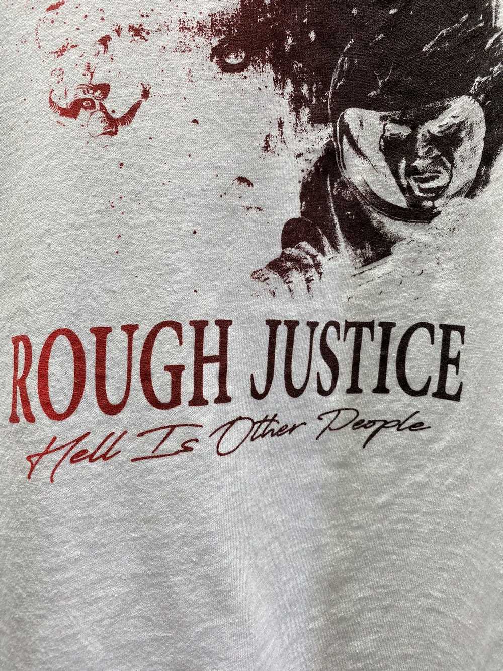 Band Tees × Rock Band × Streetwear Rough Justice … - image 9