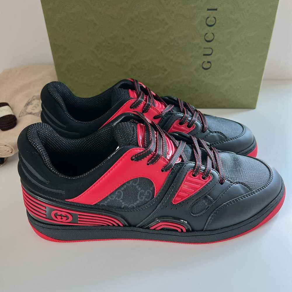 Gucci Leather low trainers - image 3