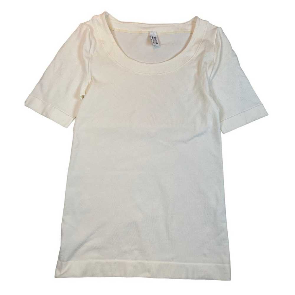 WOLFORD Opaque Naturel Beige/Cream Shirt        S… - image 1