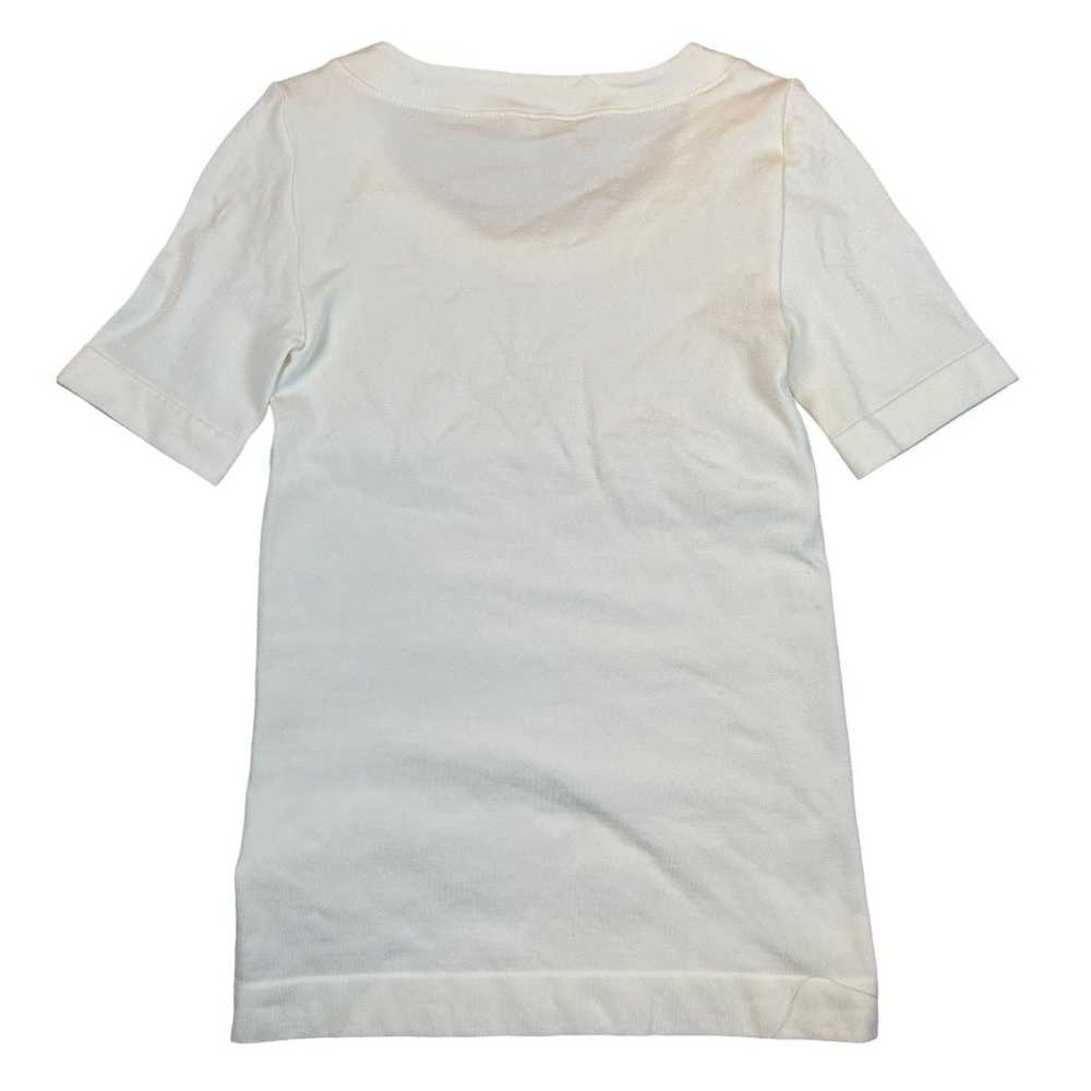 WOLFORD Opaque Naturel Beige/Cream Shirt        S… - image 2