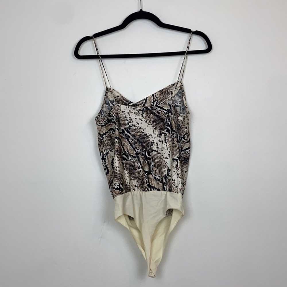 Cami NYC Axel Snake Silk Bodysuit - image 2