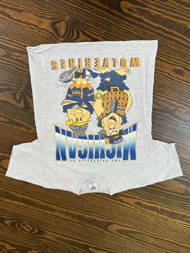 Vintage Michigan Wolverines X flintstones vintage 