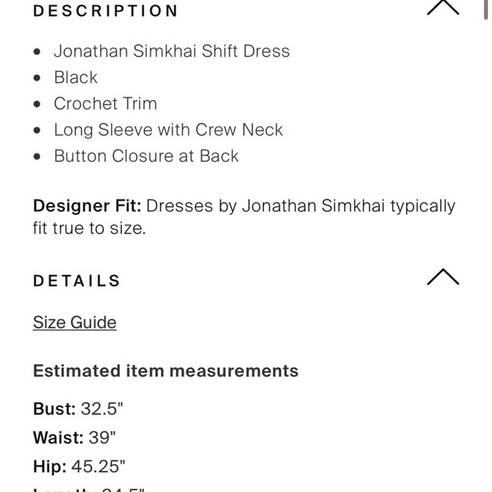 Black dress with crotchet details - image 4