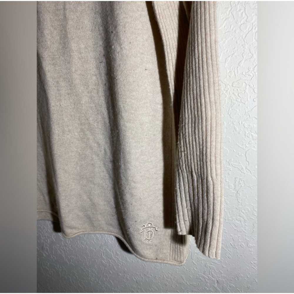 Tory Burch Beige Pullover 100% Cashmere Sweater (… - image 4