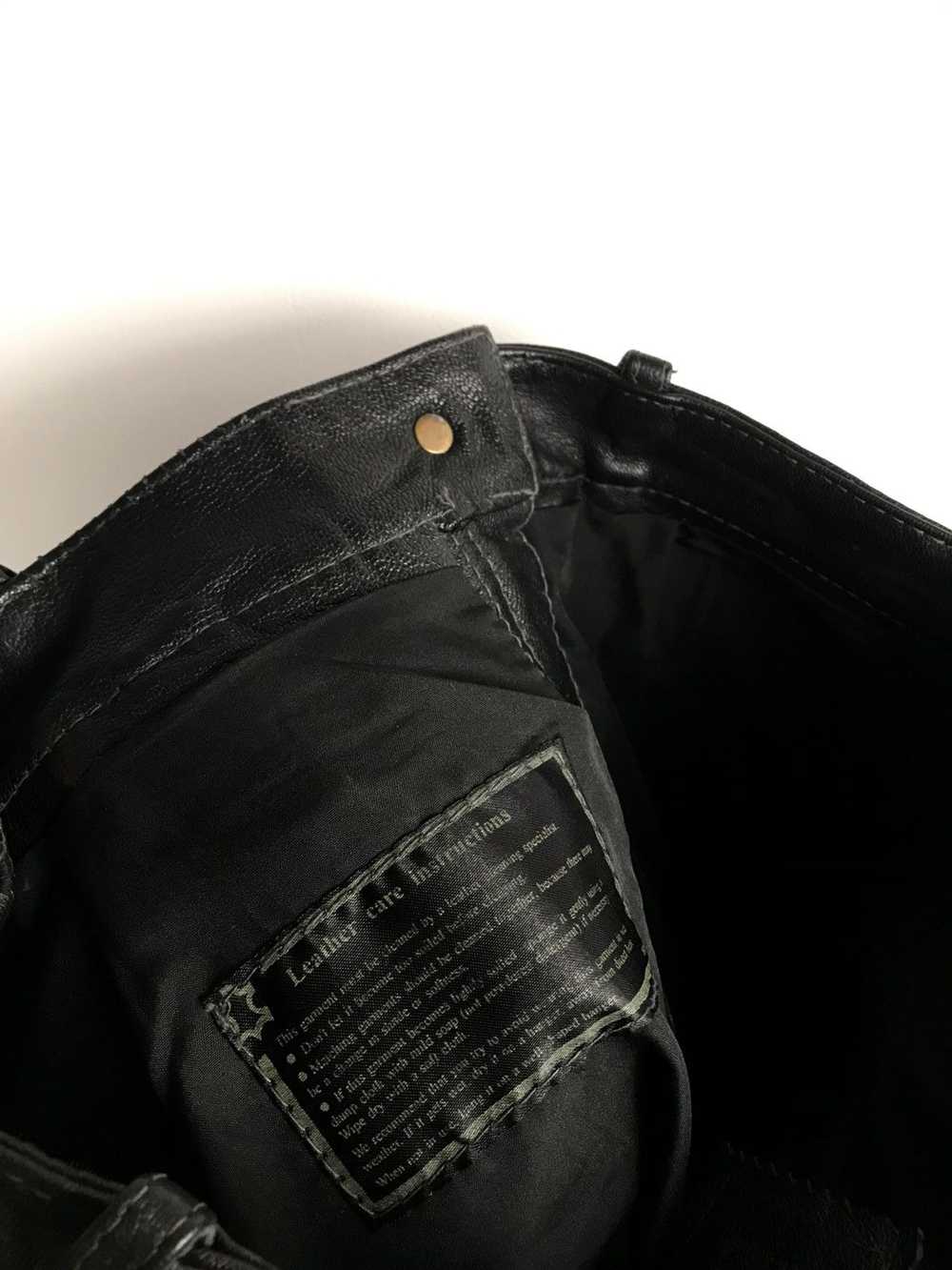 Leather × Vintage Vintage Travis Scott Style Leat… - image 5