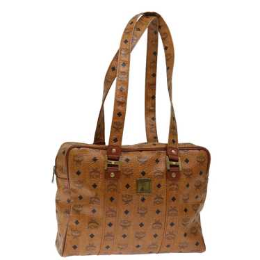 MCM MCM Vicetos Logogram Shoulder Bag PVC Brown A… - image 1