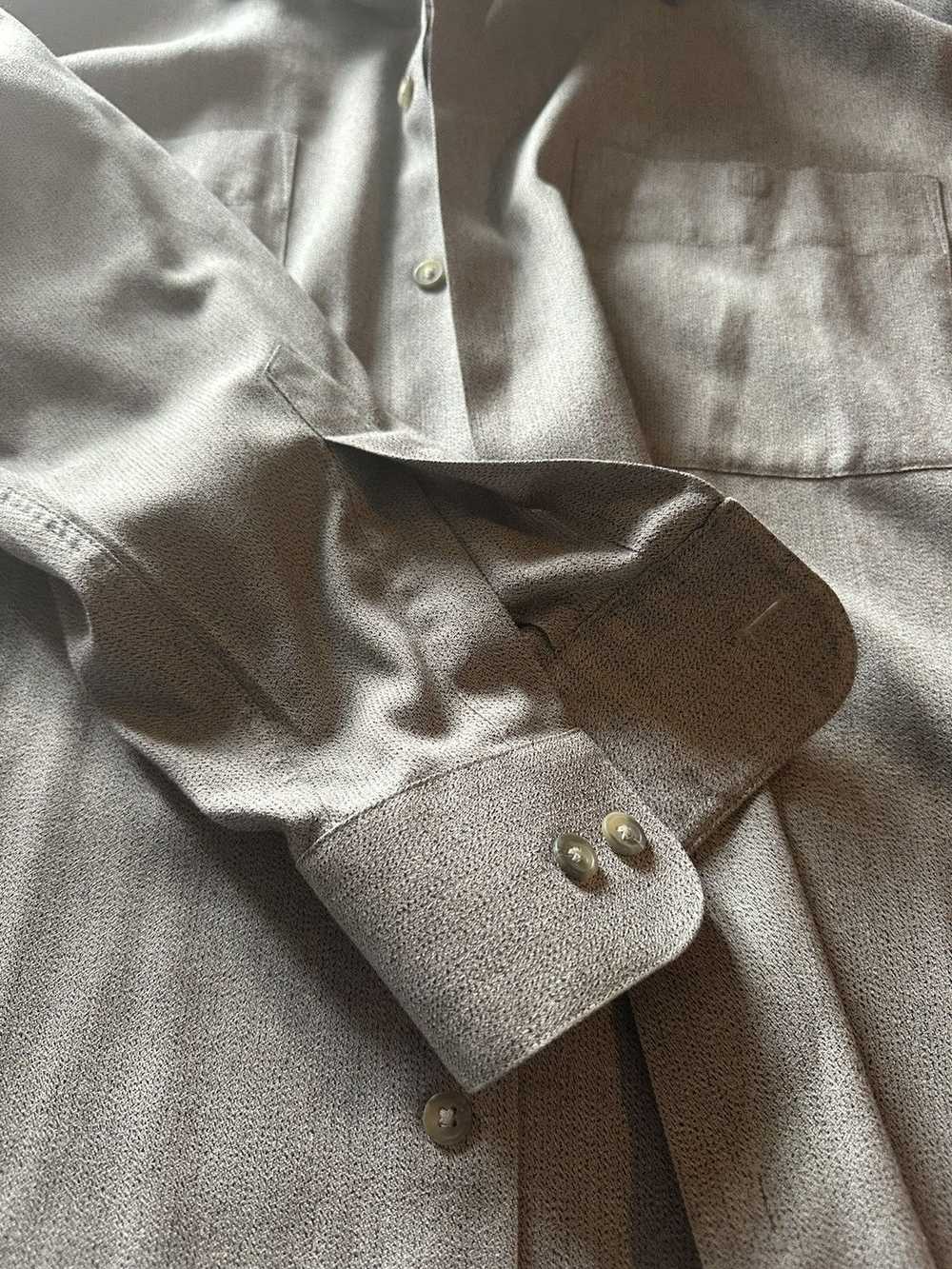 Yves Saint Laurent Vintage grey button shirt - image 4