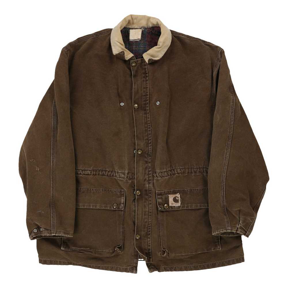 Carhartt Jacket - 3XL Brown Cotton Blend - image 1