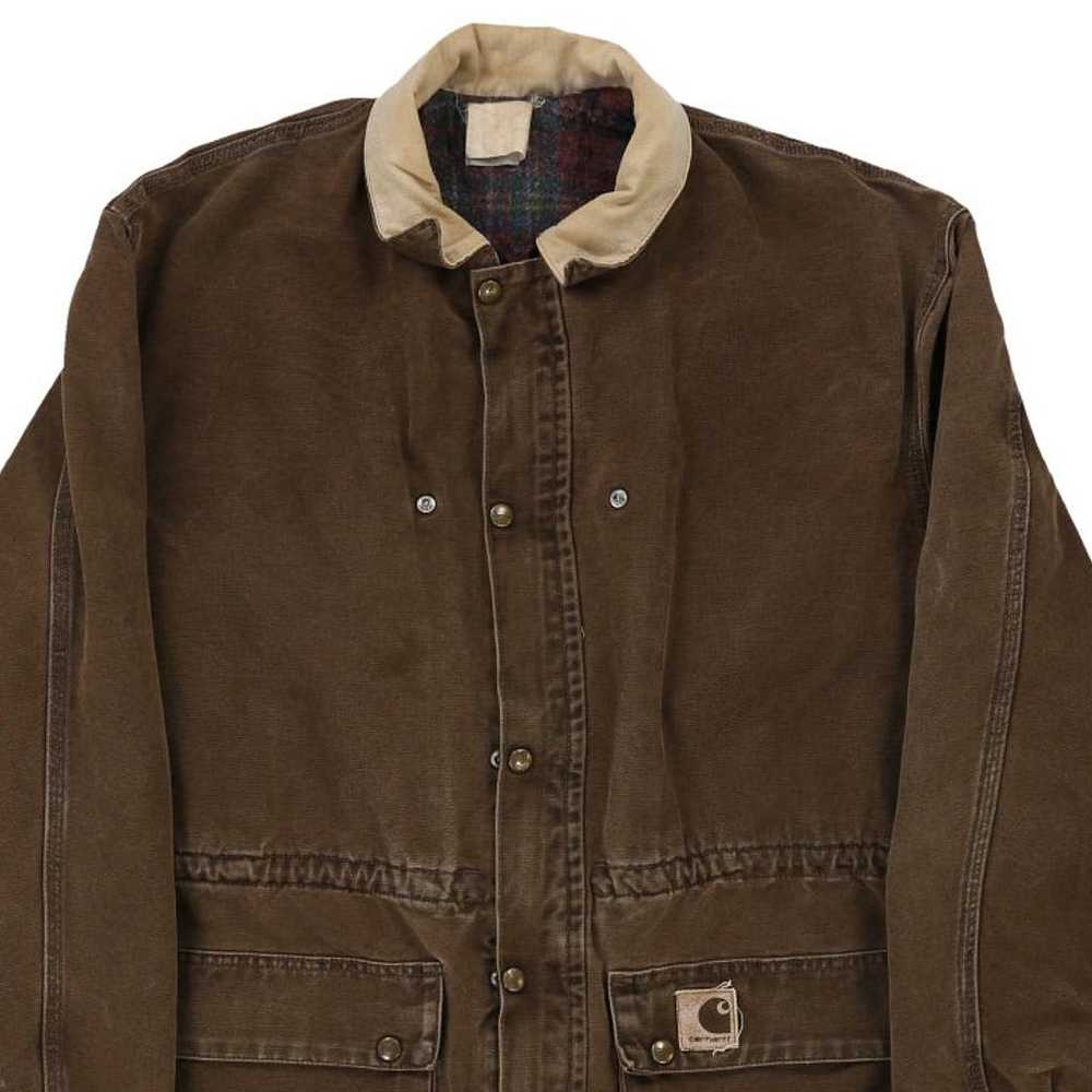 Carhartt Jacket - 3XL Brown Cotton Blend - image 4