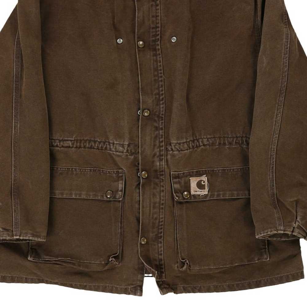 Carhartt Jacket - 3XL Brown Cotton Blend - image 5