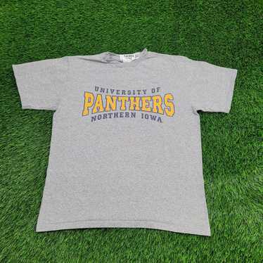 Vintage UNI Panthers Shirt Medium 20x24 Gray Spell