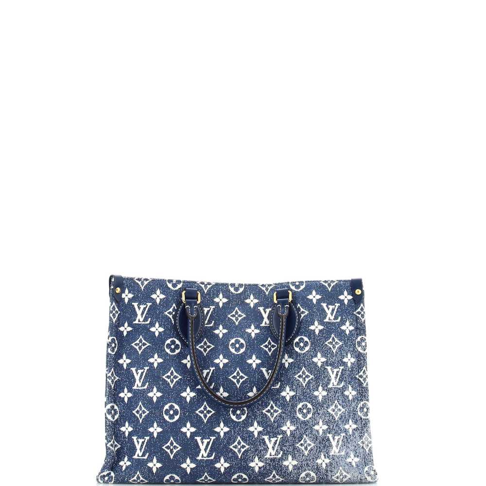 Louis Vuitton OnTheGo Tote Monogram Jacquard Deni… - image 3