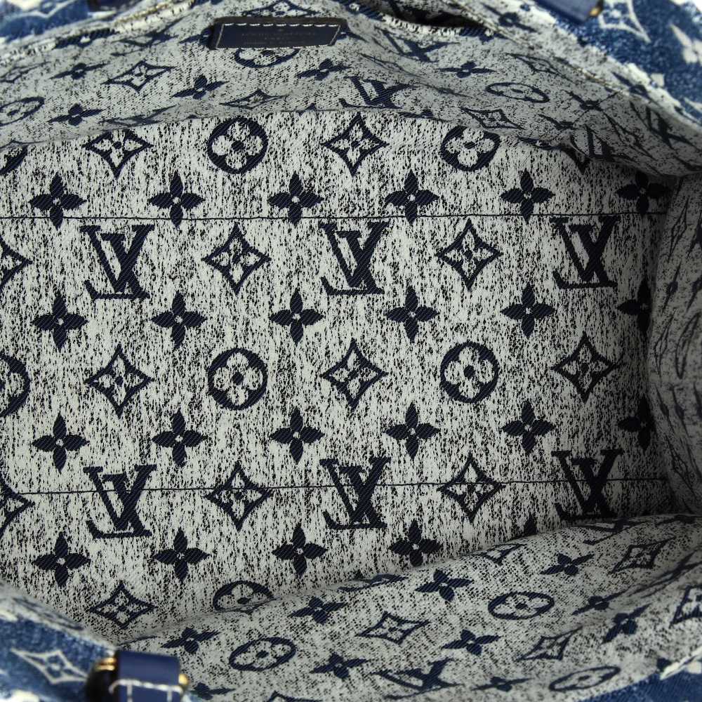 Louis Vuitton OnTheGo Tote Monogram Jacquard Deni… - image 5