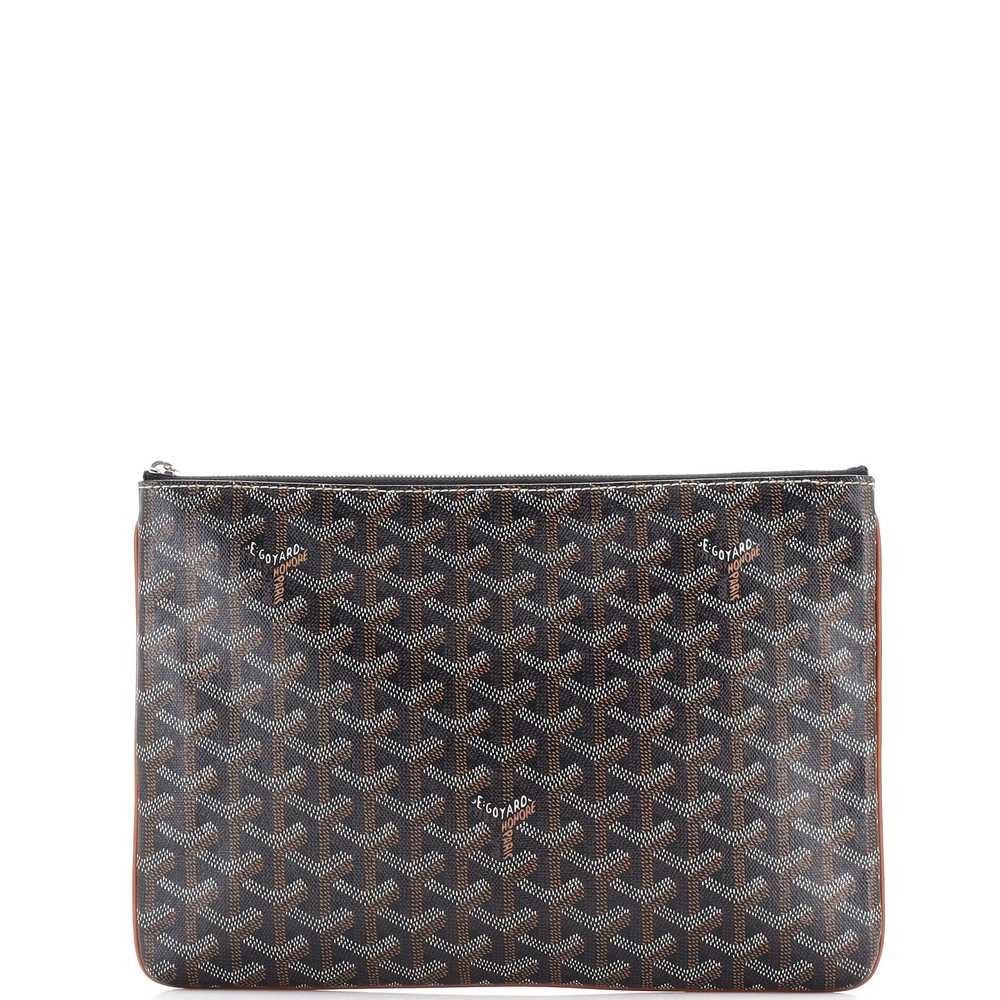 GOYARD Senat Zip Pouch Coated Canvas MM - image 1