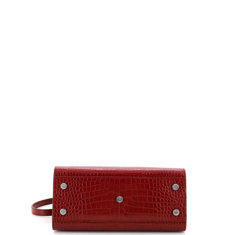 Saint Laurent Sac de Jour NM Bag Crocodile Emboss… - image 4