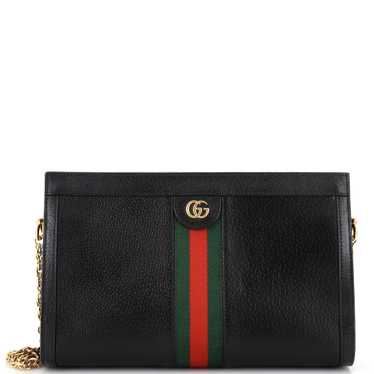 GUCCI Ophidia Chain Shoulder Bag Leather Medium