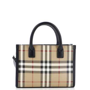 Burberry Denny Crossbody Bag Check Canvas Small