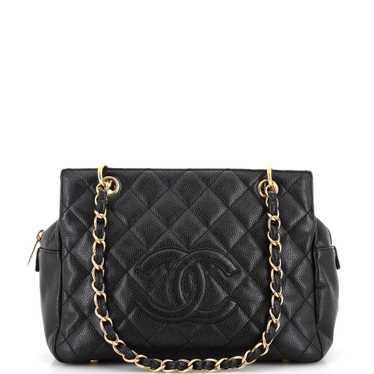 CHANEL Petite Timeless Tote Quilted Caviar - image 1