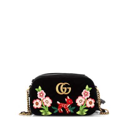 GUCCI GG Marmont Camera Bag Embroidered Matelasse… - image 1