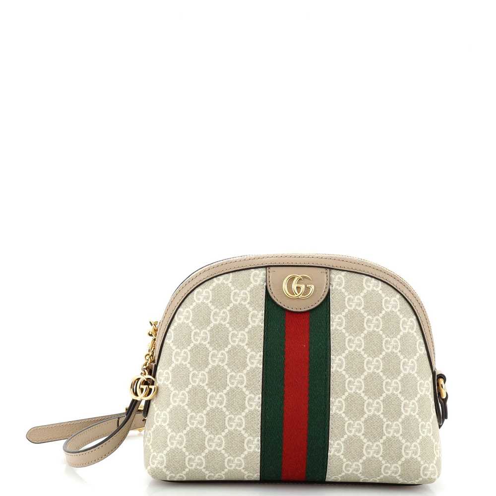 GUCCI Ophidia Dome Shoulder Bag GG Coated Canvas … - image 1