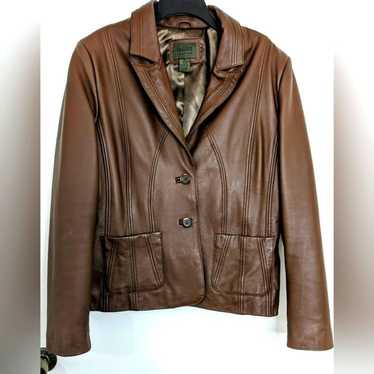 Uniform John Paul Richard Brown Leather Jacket