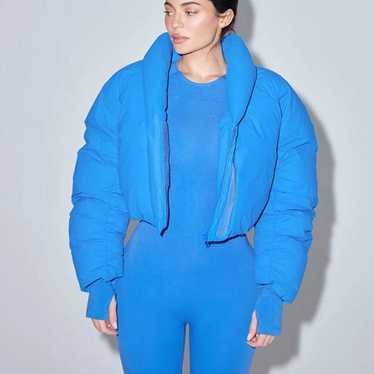 Khy blue Cropped Puffer Jacket