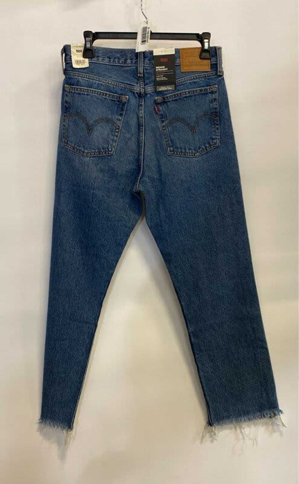 NWT Levi's Womens Blue Distressed High Rise Wedgi… - image 3