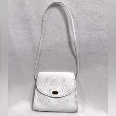 Christian Dior White Honeycomb Crossbody Vintage 8