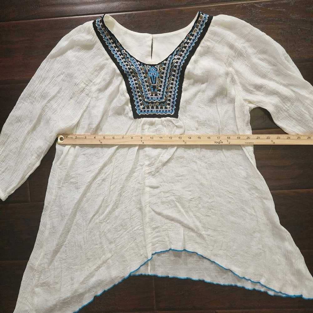 Wrangler Wrancher Shirt Womens Boho Vintage Style… - image 3